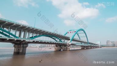 杭州复兴大桥桥底仰拍<strong>固定</strong>延时摄影